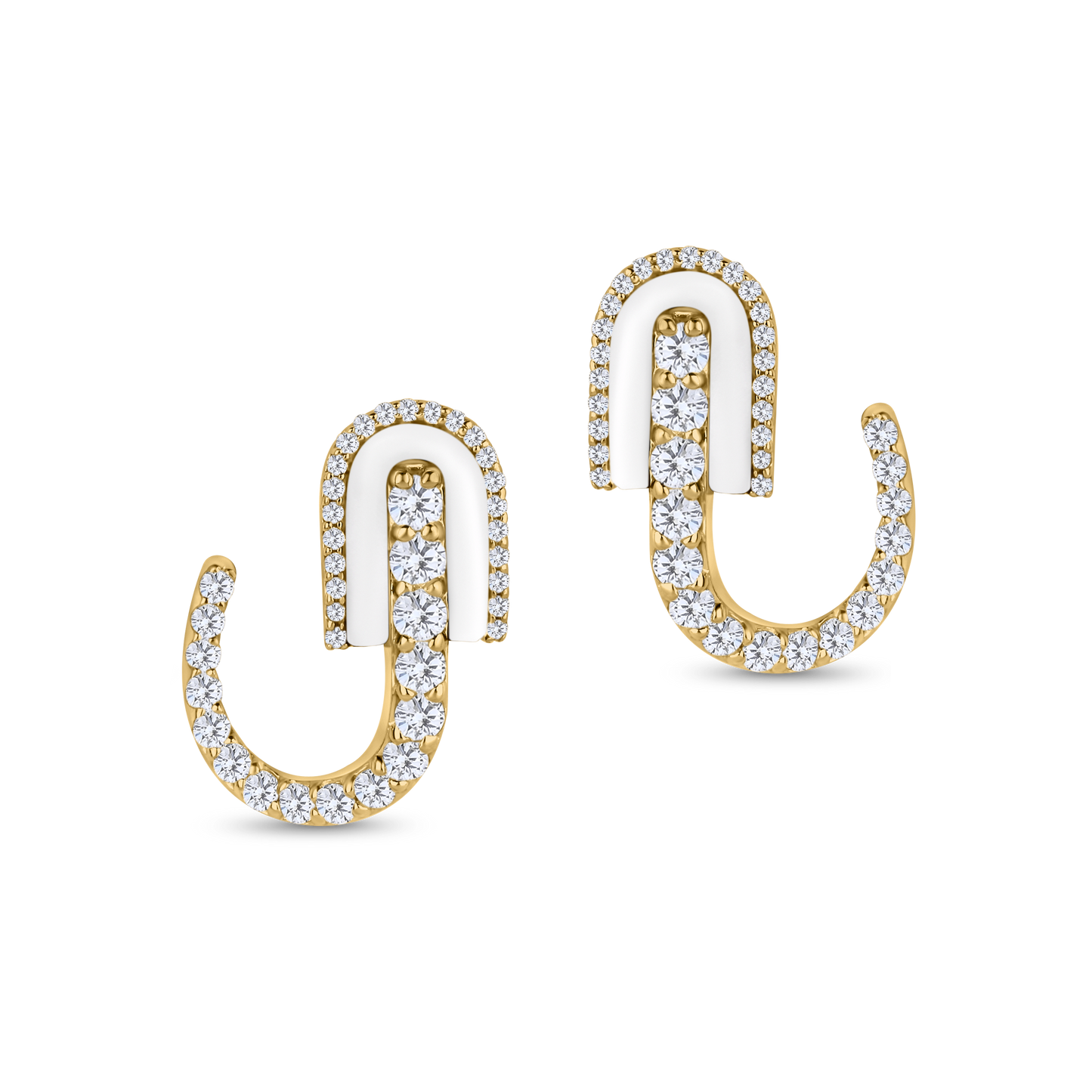 U Huggie Earrings