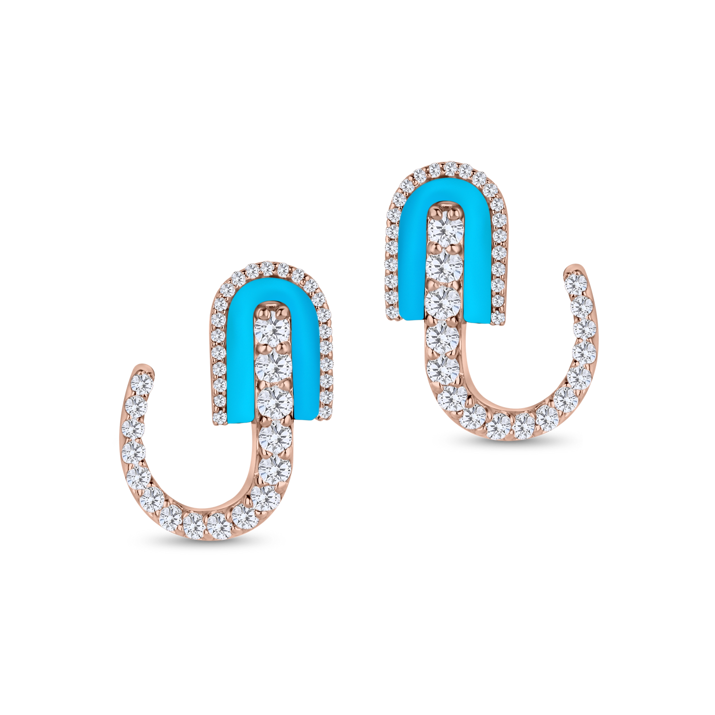 U Huggie Earrings