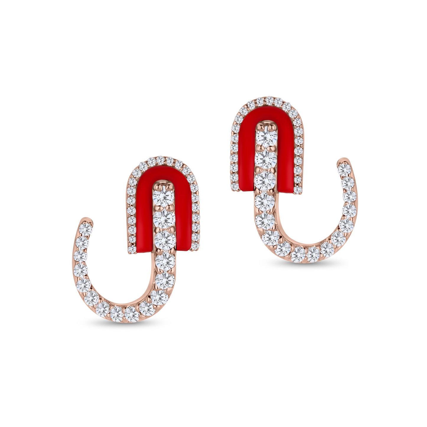 U Huggie Earrings