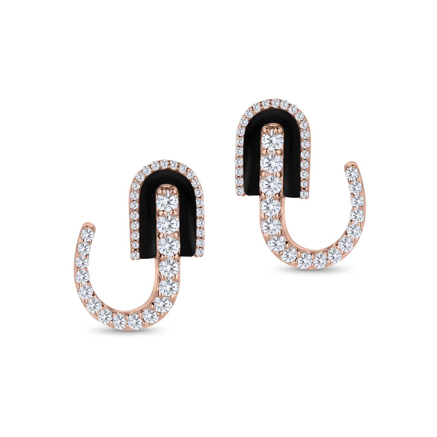 U Huggie Earrings